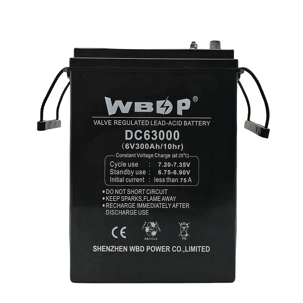 伟必达电源 DC63000 深循环系列6V 300Ah 密封免维护深循环 UPS 电池供应商