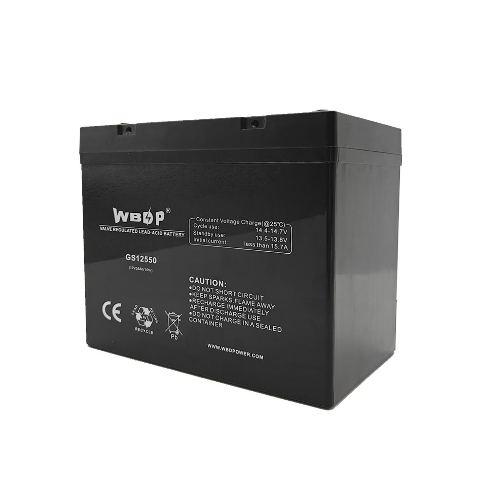 伟必达电源 GS系列 12V 55Ah 10hr 铅酸工业电池 UPS电源